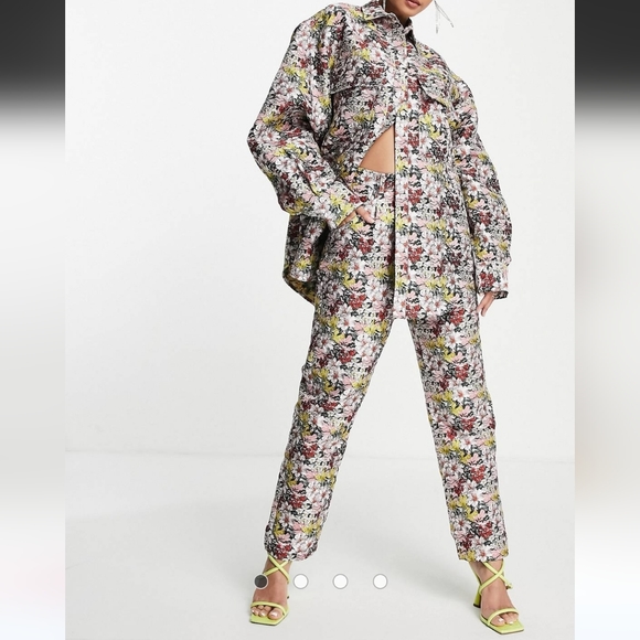 ASOS Pants - NWOT ASOS EDITION Floral Jacquard Women 6